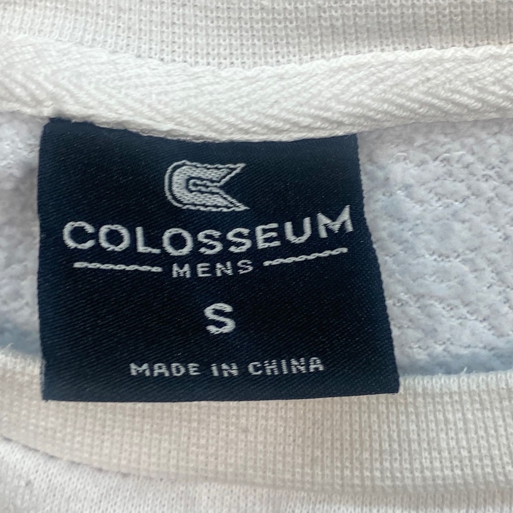 Colosseum Michigan State Sweatshirt S Mens White Crewneck Spartan Logo Graphic - Picture 4 of 8